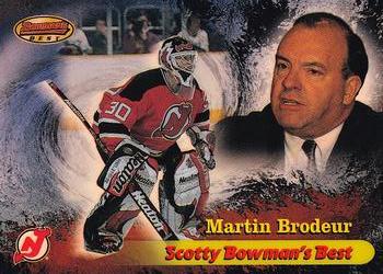 1998-99 Bowman's Best - Scotty Bowman's Best Refractors #SB2 Martin Brodeur Front