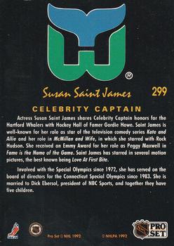 1991-92 Pro Set Platinum #299 Susan Saint James Back
