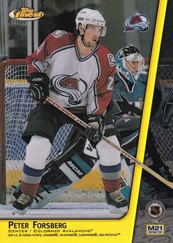 1998-99 Finest - Double Sided Mystery Finest Refractors #M21 Martin Brodeur / Peter Forsberg Back
