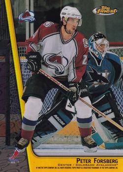 1998-99 Finest - Double Sided Mystery Finest Refractors #M25 Peter Forsberg / Patrick Roy Front
