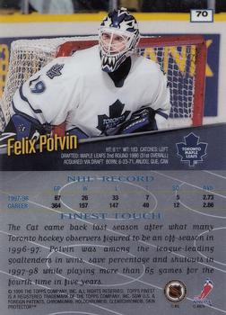 1998-99 Finest - No Protectors #70 Felix Potvin Back