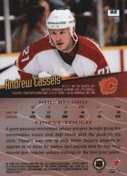 1998-99 Finest - No Protectors #82 Andrew Cassels Back