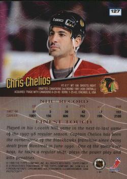 1998-99 Finest - No Protectors #127 Chris Chelios Back
