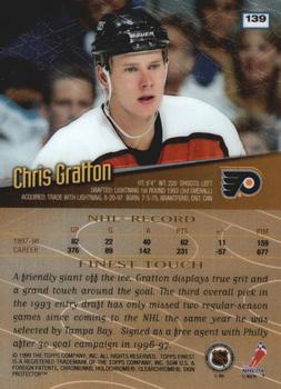 1998-99 Finest - No Protectors #139 Chris Gratton Back
