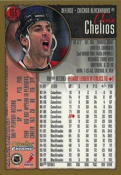 1998-99 O-Pee-Chee Chrome - Refractors #166 Chris Chelios Back