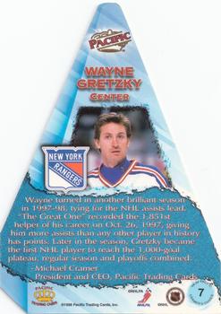 1998-99 Pacific - Cramer's Choice #7 Wayne Gretzky Back