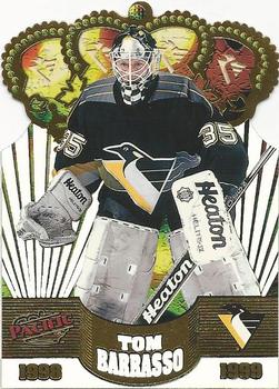 1998-99 Pacific - Gold Crown Die Cuts #28 Tom Barrasso Front