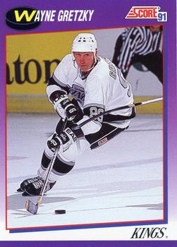 1991-92 Score American #100 Wayne Gretzky Front