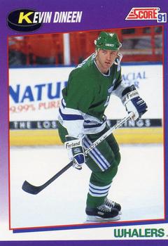 1991-92 Score American #118 Kevin Dineen Front