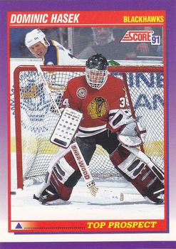 1991-92 Score American #316 Dominik Hasek Front