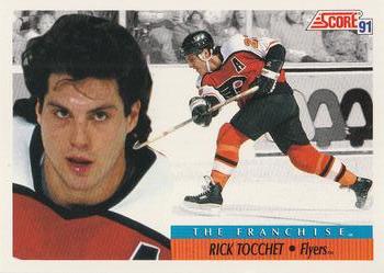 1991-92 Score American #334 Rick Tocchet Front