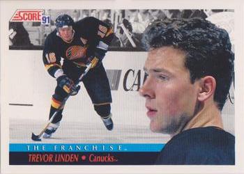 1990-91 Upper Deck. Trevor Linden . Vancouver Canucks #256