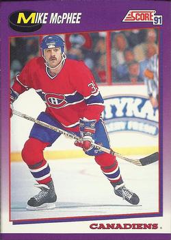 1991-92 Score American #147 Mike McPhee Front