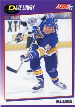 1991-92 Score American #149 Dave Lowry Front