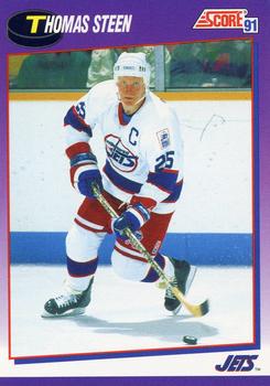1991-92 Score American #198 Thomas Steen Front