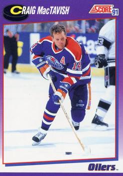1991-92 Score American #202 Craig MacTavish Front