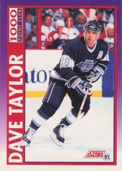 1991-92 Score American #374 Dave Taylor Front