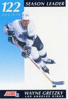 1991-92 Score American #405 Wayne Gretzky Front