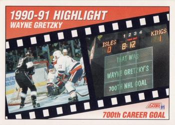 1991-92 Score American #413 Wayne Gretzky Front