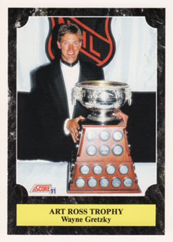 1991-92 Score American #427 Wayne Gretzky Front