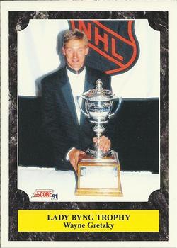 1991-92 Score American #434 Wayne Gretzky Front