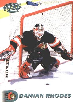 1998-99 Pacific - Ice Blue #1 Damian Rhodes Front