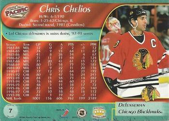 1998-99 Pacific - Ice Blue #7 Chris Chelios Back