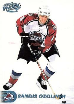 1998-99 Pacific - Ice Blue #167 Sandis Ozolinsh Front