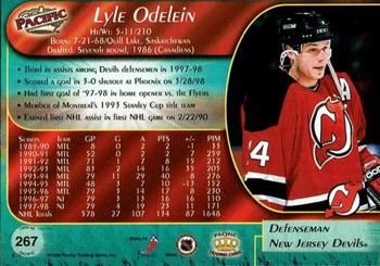 1998-99 Pacific - Ice Blue #267 Lyle Odelein Back