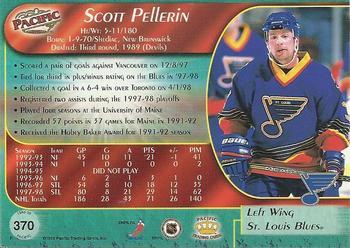 1998-99 Pacific - Ice Blue #370 Scott Pellerin Back