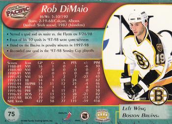 1998-99 Pacific - Red #75 Rob DiMaio Back