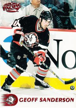 1998-99 Pacific - Red #80 Geoff Sanderson Front