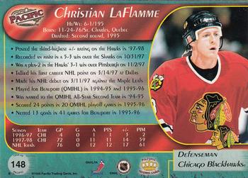 1998-99 Pacific - Red #148 Christian LaFlamme Back