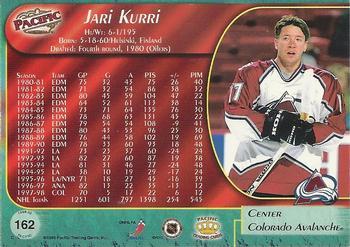 1998-99 Pacific - Red #162 Jari Kurri Back