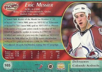 1998-99 Pacific - Red #165 Eric Messier Back