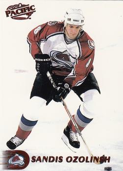 1998-99 Pacific - Red #167 Sandis Ozolinsh Front