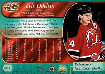 1998-99 Pacific - Red #267 Lyle Odelein Back