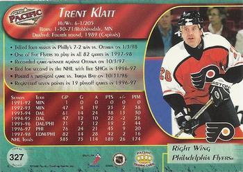 1998-99 Pacific - Red #327 Trent Klatt Back