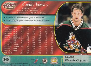 1998-99 Pacific - Red #340 Craig Janney Back