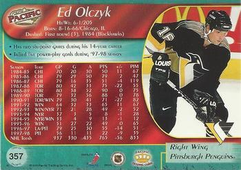 1998-99 Pacific - Red #357 Ed Olczyk Back