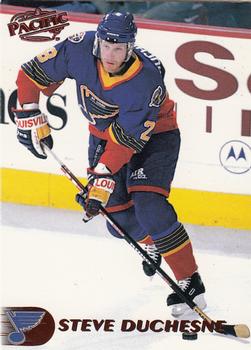 1998-99 Pacific - Red #366 Steve Duchesne Front