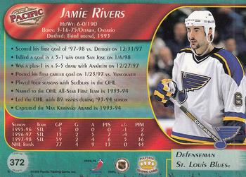 1998-99 Pacific - Red #372 Jamie Rivers Back