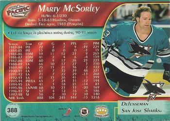 1998-99 Pacific - Red #388 Marty McSorley Back