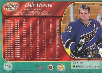 1998-99 Pacific - Red #442 Dale Hunter Back
