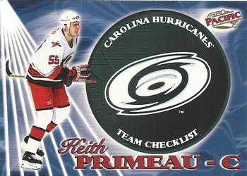 1998-99 Pacific - Team Checklists #5 Keith Primeau Front