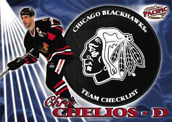 1998-99 Pacific - Team Checklists #6 Chris Chelios Front