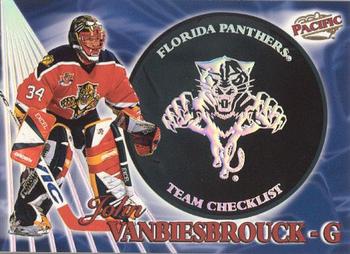 1998-99 Pacific - Team Checklists #11 John Vanbiesbrouck Front