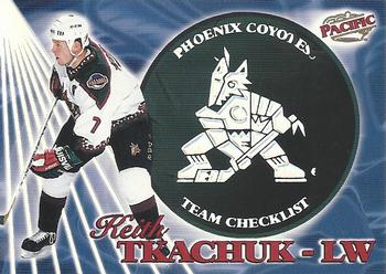 1998-99 Pacific - Team Checklists #20 Keith Tkachuk Front
