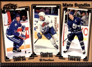 1998-99 Pacific - Timelines #18 Mats Sundin Front