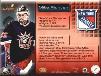 1998-99 Pacific Aurora - Championship Fever #31 Mike Richter Back